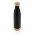 Butelka termiczna 700 ml, bambusowy element czarny P436.791  thumbnail