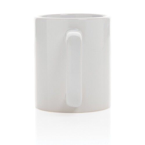 Kubek ceramiczny 350 ml biały, biały P434.013 (2)