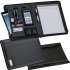Folder A4 z notatnikiem w linie i kieszenią na tablet ISAIAH Czarny 2063603  thumbnail