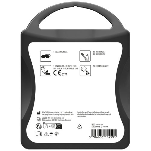 MyKit Zestaw Podróżny - Na pokładzie Przezroczysty czarny 1Z251207 (4)
