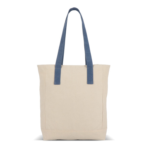 Torba Canvas InSideOut Reuuz 33 x 42 x 10 cm Ecru / niebieskoszary LT57116-N5465 (2)