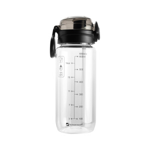 Butelka z tritanu 650 ml KARISIMBI Schwarzwolf Przeźroczysty