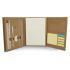 Trójskładany zestaw stacjonarny z papieru z recyklingu Naturalny LT90868-N0094 (5) thumbnail