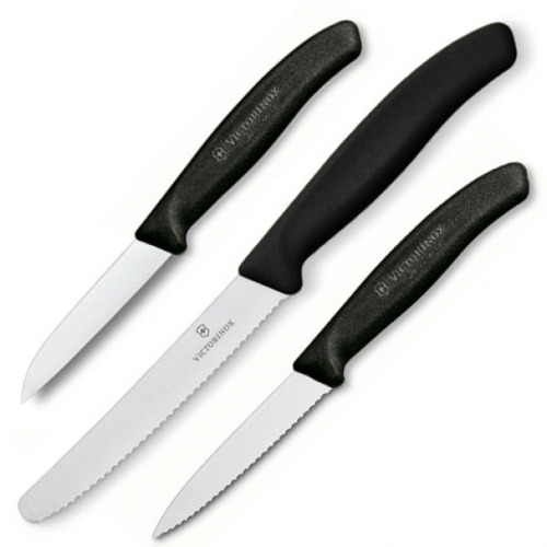 Zestaw 3 noży SwissClassic Victorinox Czarny 67113G03 (5)