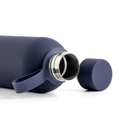 Butelka termosowa o pojemności 500 ml z gumowym wykończeniem / Thermal Royal blue IP37072264 (6)