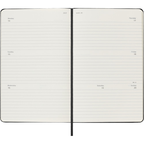 Kalendarz MOLESKINE Czarny VM396-03/2025 (4)