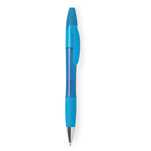 Długopis z zakreślaczem niebieski V1973-11 