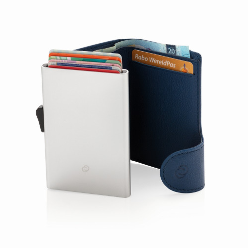 Etui na karty kredytowe i portfel C-Secure, ochrona RFID Niebieski P850.515 (4)