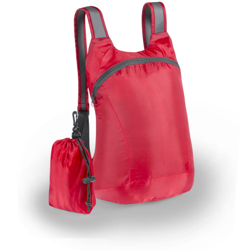 Składany plecak czerwony V9826-05 