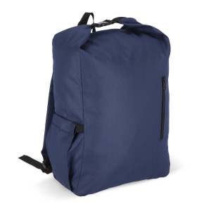 Plecak z klamrą R-PET 600D Rolltop 20L Ciemnoniebieski