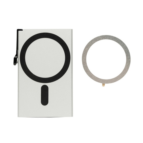 Magnetyczne etui na kartę kredytową, ochrona RFID Silver P820.9502 
