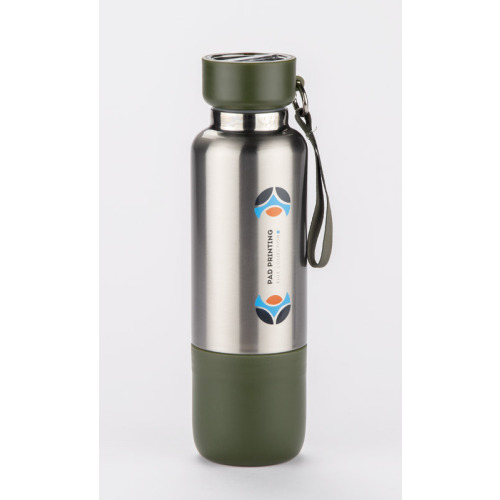 Butelka termiczna ze smyczką RON 500 ml Oliwkowy 16243-16 (14)
