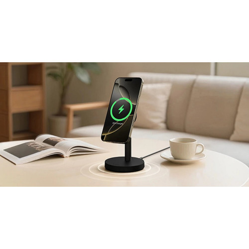 Magnetyczna ładowarka bezprzewodowa 25W Aukey Czarny VAM16-03 (4)