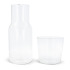 Zestaw Caraffe 550 ml i szklanka do napojów 250 ml Transparentny LT82835-N0004  thumbnail