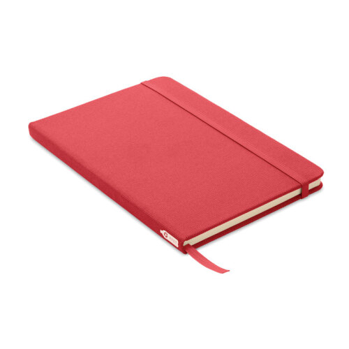 Notatnik A5, okładka 600D RPET czerwony MO9966-05 