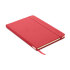 Notatnik A5, okładka 600D RPET czerwony MO9966-05  thumbnail