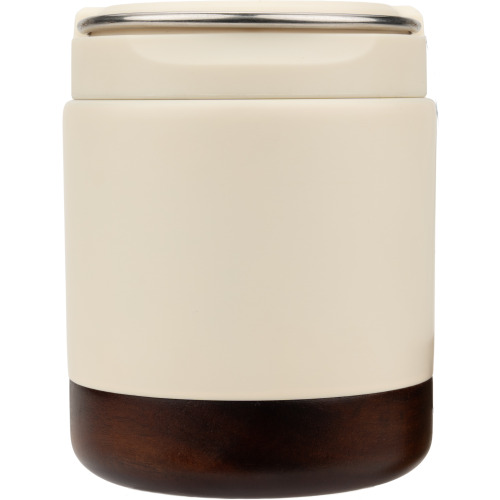 Lunch box termiczny stalowy z recyklingu PORTO CERVO MoLu 400 ml Biały 398306 (5)
