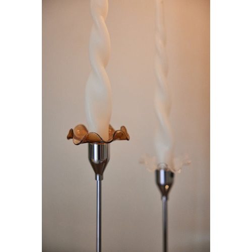 Osłonki na świecę VIVA 2-szt, przezroczysty Transparentny 5018443- (2)