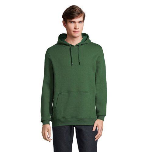 SNAKE sweter z kapturem Ciemno-Zielony S47101-BO-3XL 