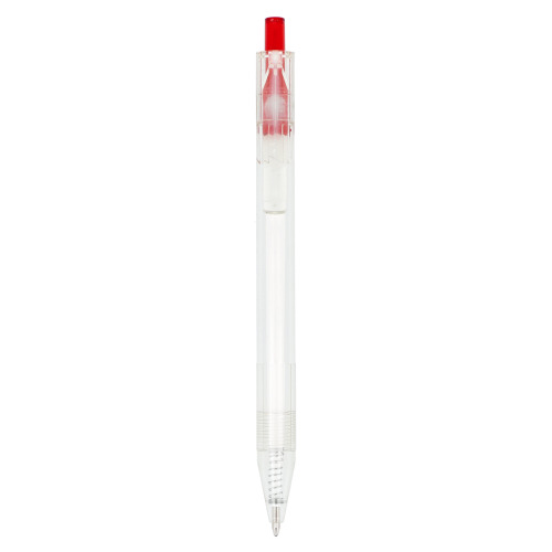 Długopis R-PET Transparentny / czerwony LT80562-N0421 (4)