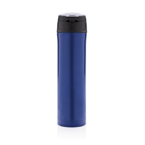 Kubek termiczny 450 ml, stal nierdzewna z recyklingu niebieski P435.505 (3)