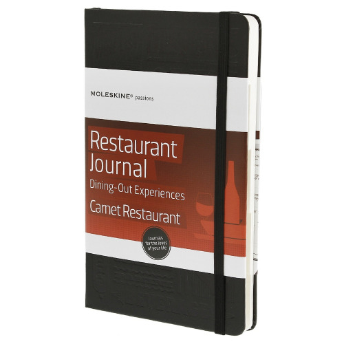 Restaurant - Dining Out Experience Journal - specjlany notatnik Moleskine Passion Journal Czarny VM321-03 