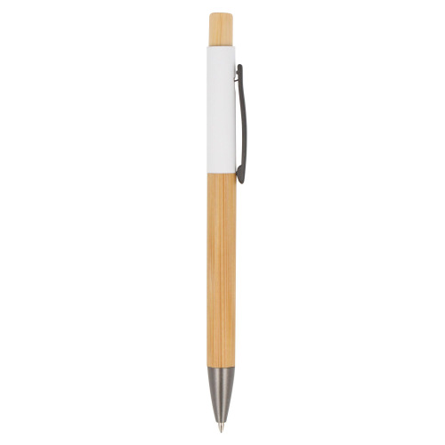 Pióro kulkowe Madrid bamboo Biały LT87752-N0001 (3)