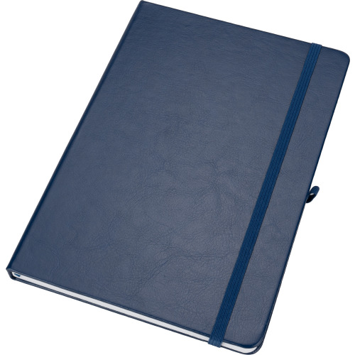 Notatnik A5 w linie z PU z recyklingu CLEO Granatowy 2374844 