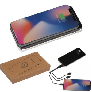 Power bank 8000 mAh indukcyjny SEBASTIANO Czarny
