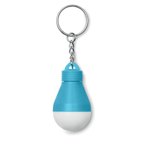 Świecący brelok - żarówka Turkusowy MO8677-12 