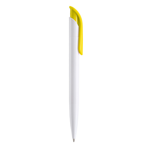 Długopis Atlas z hard-color Biały / żółty LT80825-N0141 (1)