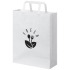 Torba z papieru Kraft z płaskimi uchwytami – 25 x 11 x 31 cm Biały 1PQ00301  thumbnail
