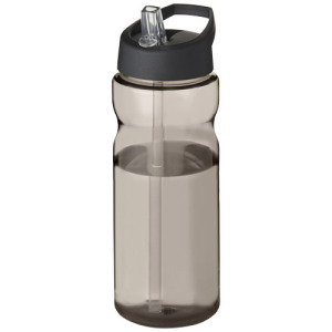 Bidon H2O Base® o pojemności 650 ml z wieczkiem z słomką Charcoal