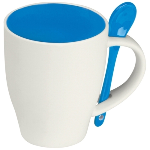 Zestaw do kawy ceramiczny PALERMO 250 ml niebieski 509504 (2)