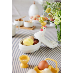 POJEMNIK ELLEN KURA, KREMOWY