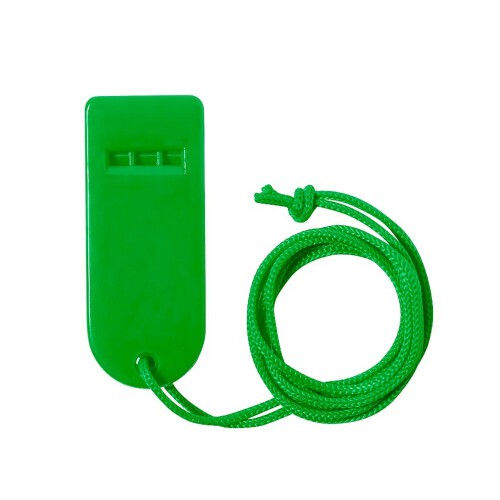 Gwizdek ze sznurkiem zielony V8365-06 
