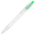 Długopis R-PET Transparentny / zielony LT80562-N0431  thumbnail