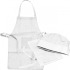 Fartuch i czapka kucharska dla dzieci GINEVRA Biały 5475506  thumbnail
