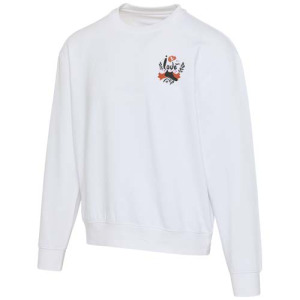 Boris 280 g/m2 sweter unisex z organicznego materiału z certyfikatem OCS o luźnym kroju i z okrągłym dekoltem