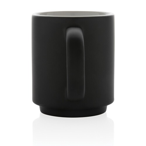 Kubek ceramiczny 180 ml black P434.071 (2)