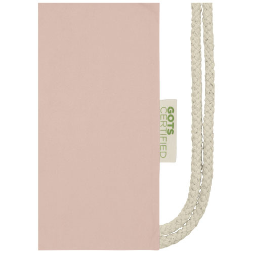 Orissa  plecak ściągany sznurkiem z bawełny organicznej z certyfikatem GOTS o gramaturze 100 g/m² Pale blush pink 12049040 (3)