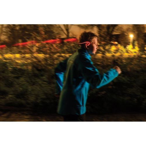 Bezprzewodowe słuchawki nauszne, światło LED Czarny P326.721 (8)