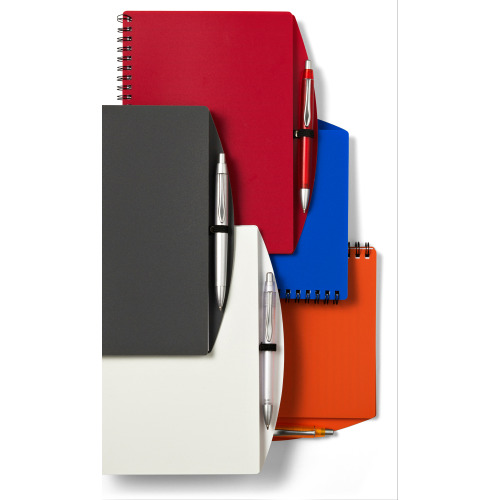 Notatnik ok. A5 z długopisem Granatowy V2387-04 (2)