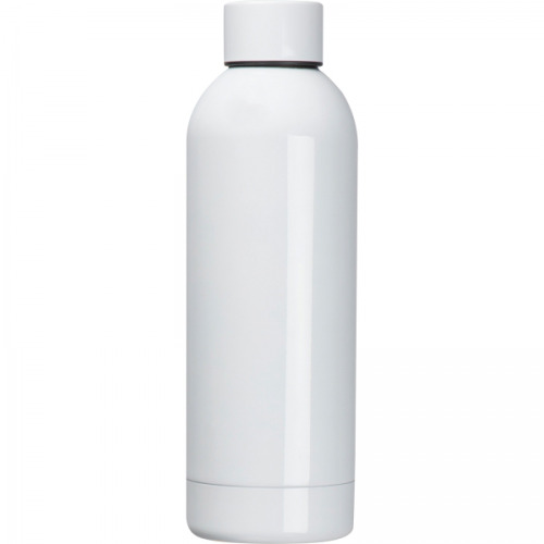 Butelka termiczna stalowa 550 ml ze stali z recyklingu SARA Biały 8382406 (5)