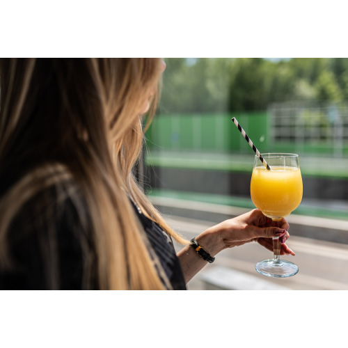 Słomki do napojów tekturowe 10 szt. LINA Czarny 8119103 (4)