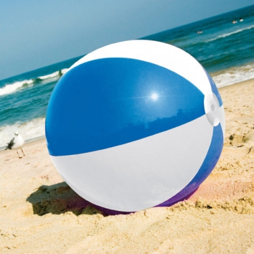 Piłka plażowa dwukolorowa KEY WEST fioletowy 105112 (3)