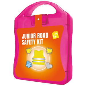 MyKit Bezpieczeństwo na drodze - Zestaw Junior Przezroczysta magenta