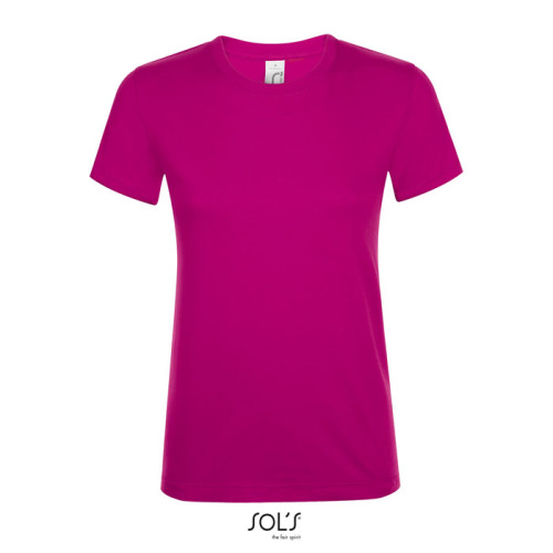 REGENT Damski T-Shirt 150g Fuchsia S01825-FU-M 