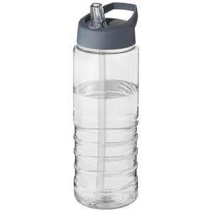 Bidon H2O Treble o pojemności 750 ml z wieczkiem z dzióbkiem Przezroczysty