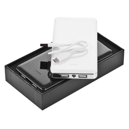 Power bank 12000 mAh z lampką | Sawyer Biały V3384-02 (5)